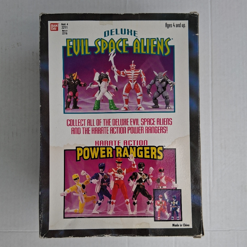 BanDai Mighty Morphin Power Rangers Guitardo Deluxe Evil Space Alien 7.5" Figure - Picture 2 of 7